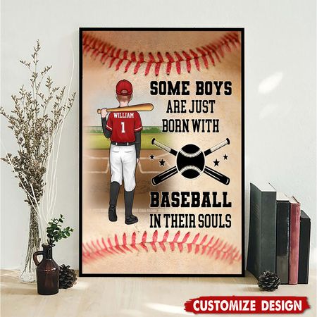 Practice Like You've Never Won  Family Personalized Baseball Poster